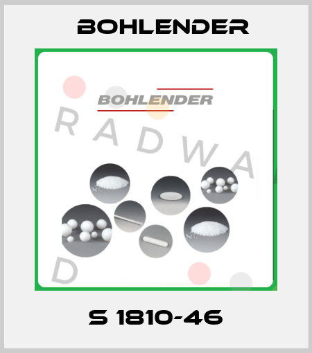 S 1810-46 Bohlender