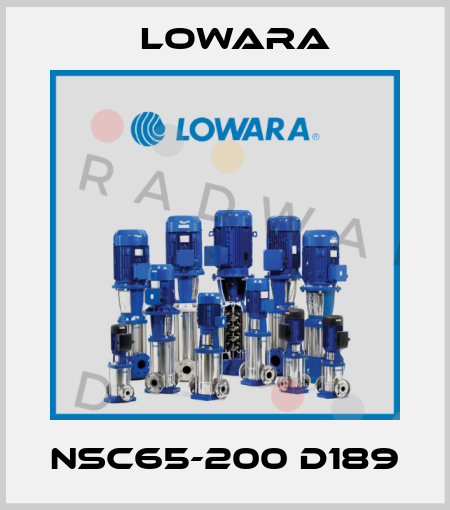 NSC65-200 D189 Lowara