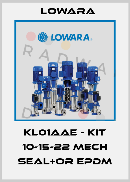 KL01AAE - KIT 10-15-22 MECH SEAL+OR EPDM Lowara
