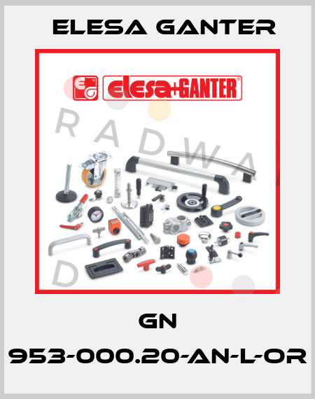 GN 953-000.20-AN-L-OR Elesa Ganter