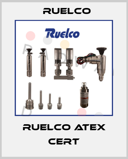 RUELCO ATEX CERT Ruelco