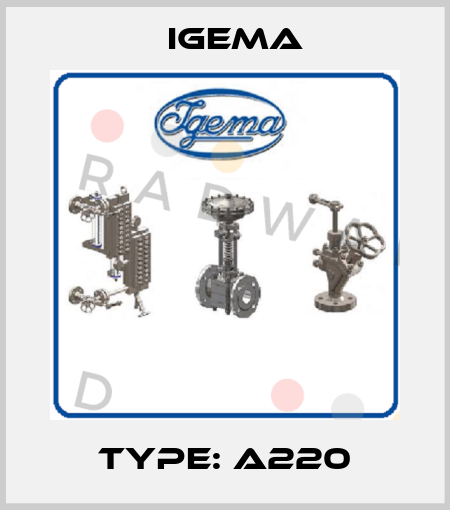 Type: A220 Igema
