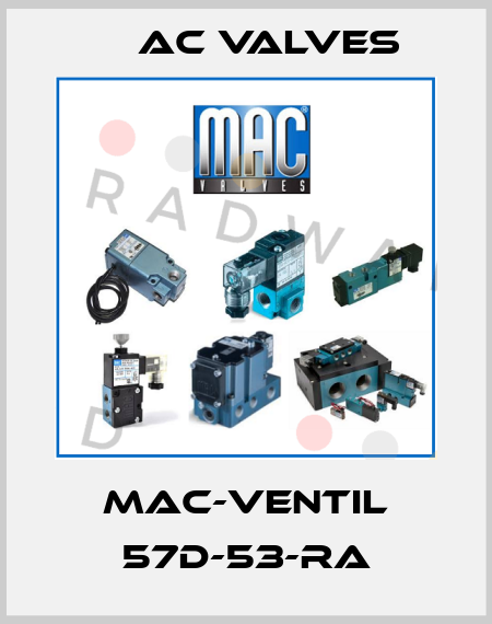 MAC-Ventil 57D-53-RA МAC Valves