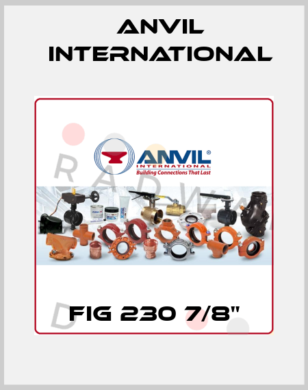 FIG 230 7/8" Anvil International