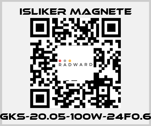 GKs-20.05-100W-24F0.6 ISLIKER MAGNETE