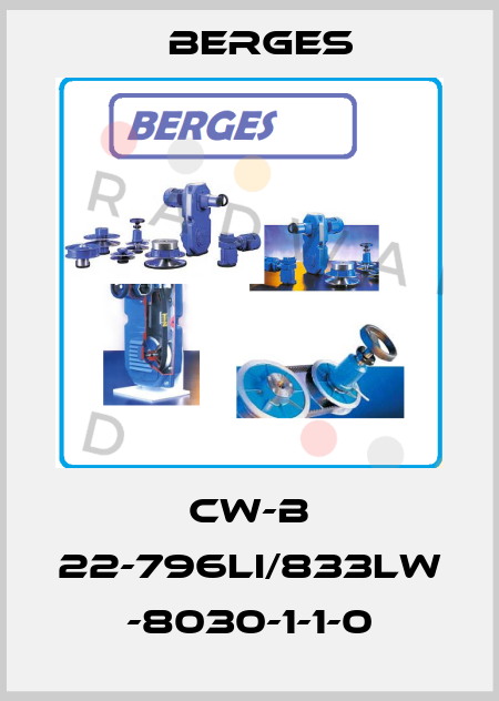 CW-B 22-796Li/833Lw -8030-1-1-0 Berges