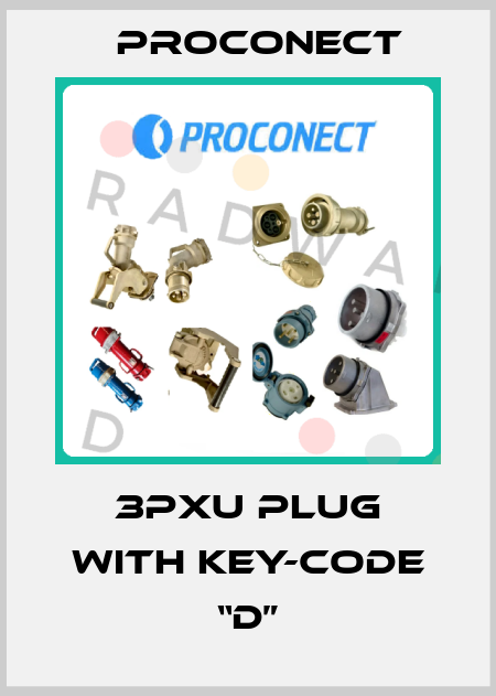 3PXU PLUG with Key-code “D” Proconect