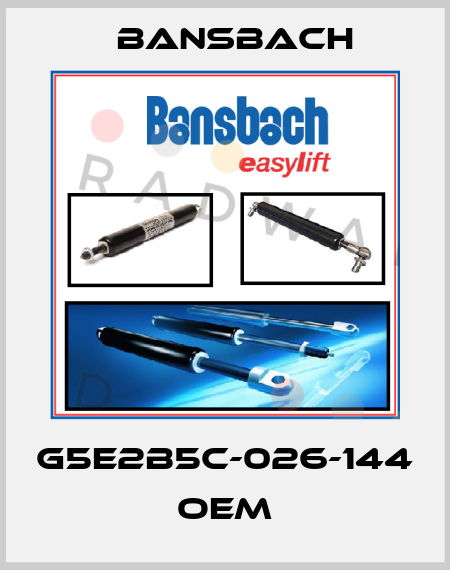 G5E2B5C-026-144 OEM Bansbach