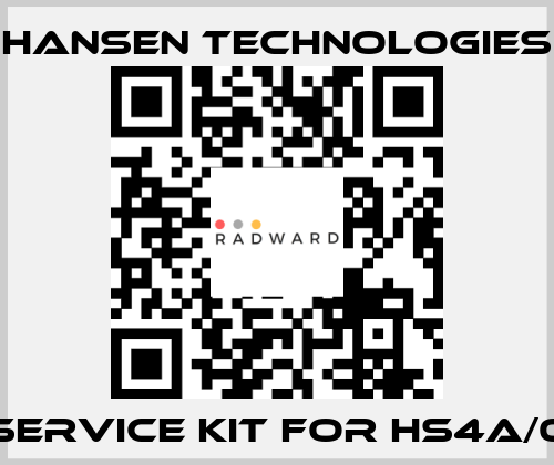 Service kit for HS4A/0 HANSEN TECHNOLOGIES