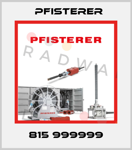 815 999999 Pfisterer