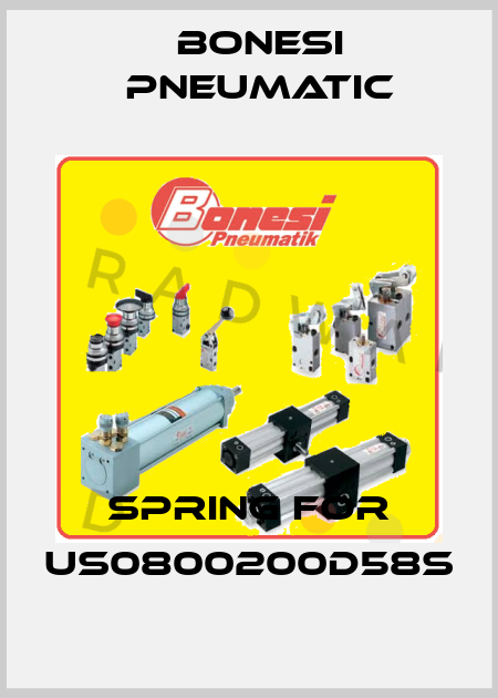 spring for US0800200D58S Bonesi Pneumatic