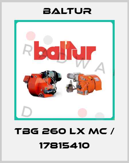TBG 260 LX MC / 17815410 Baltur