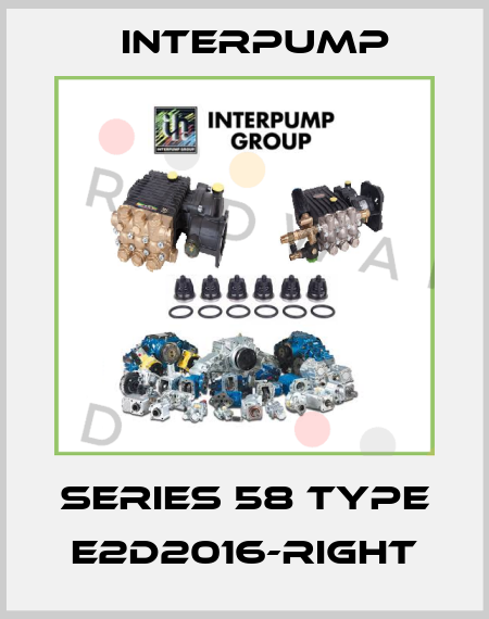 Series 58 Type E2D2016-right Interpump