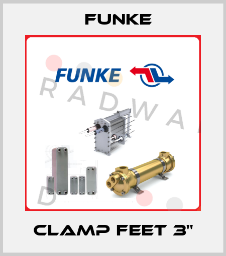 Clamp feet 3" Funke
