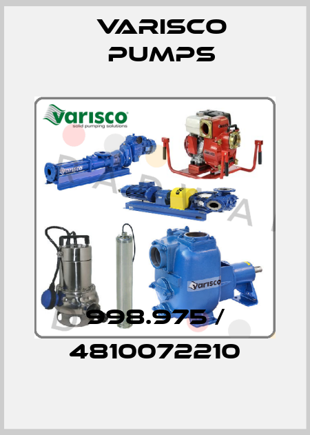 998.975 / 4810072210 Varisco pumps