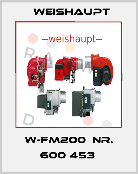 W-FM200  NR. 600 453  Weishaupt