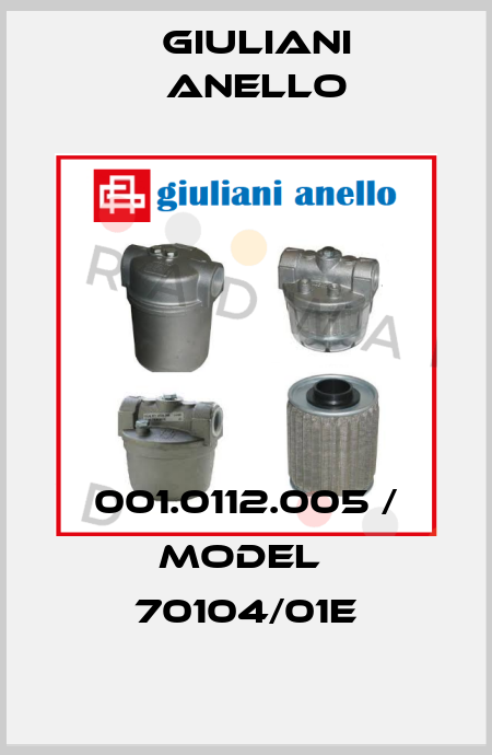 001.0112.005 / Model  70104/01E Giuliani Anello