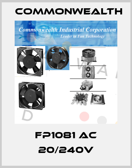 FP1081 AC 20/240V Commonwealth