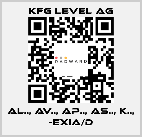 AL.., AV.., AP.., AS.., K.., -Exia/D KFG Level AG