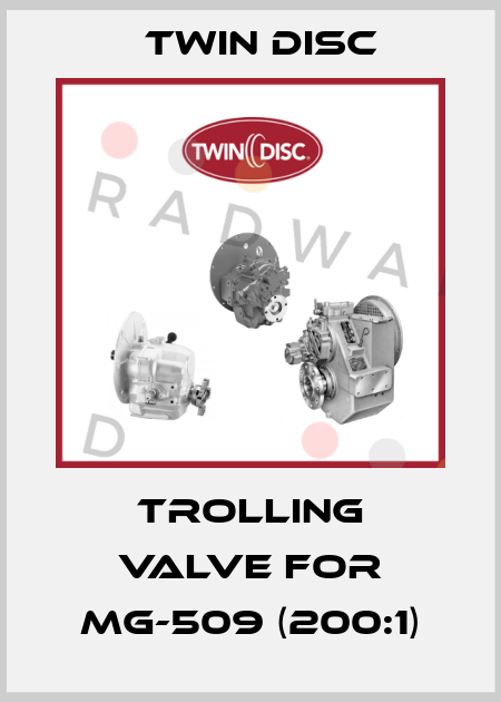 trolling valve for MG-509 (200:1) Twin Disc