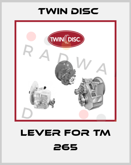 lever for TM 265 Twin Disc
