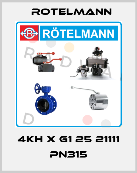 4KH X G1 25 21111 PN315 Rotelmann