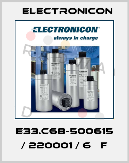 E33.C68-500615 / 220001 / 6 µF Electronicon