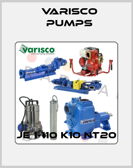 JE 1-110 K10 NT20 Varisco pumps