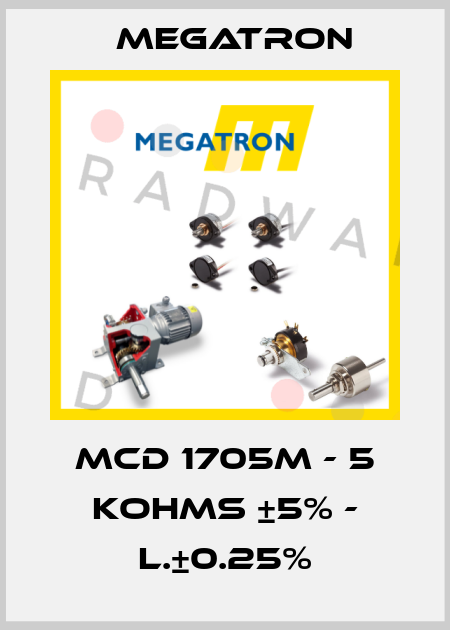 MCD 1705M - 5 KOHMS ±5% - L.±0.25% Megatron