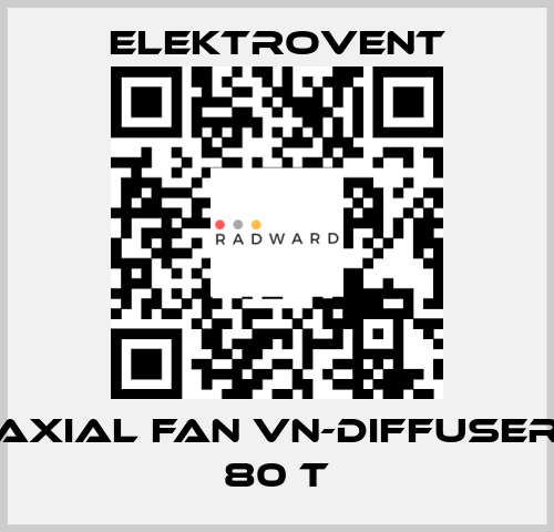 Axial fan VN-Diffuser 80 T ELEKTROVENT