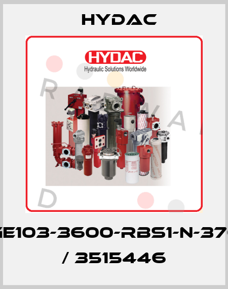 PGE103-3600-RBS1-N-3700 / 3515446 Hydac