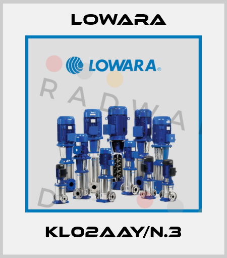 KL02AAY/N.3 Lowara