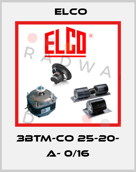 3BTM-CO 25-20- A- 0/16 Elco