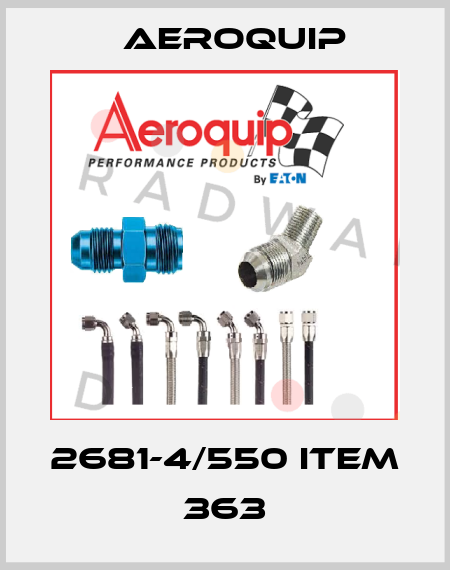 2681-4/550 ITEM 363 Aeroquip