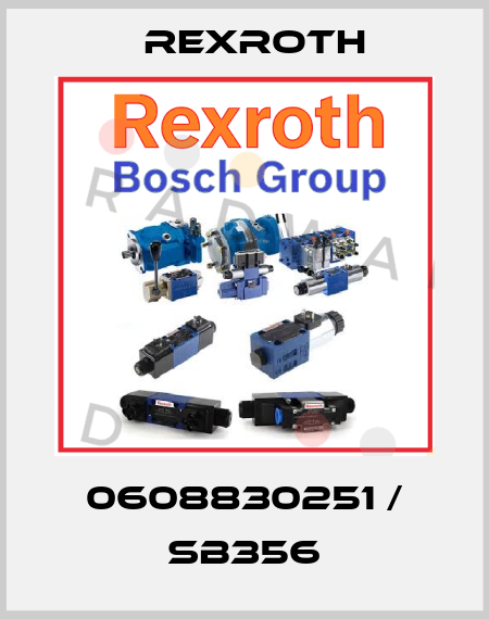 0608830251 / SB356 Rexroth
