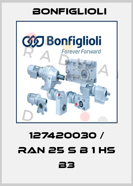 127420030 / RAN 25 S B 1 HS B3 Bonfiglioli