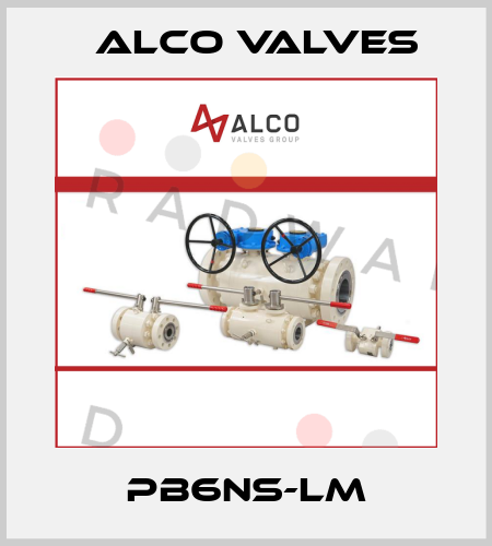 PB6NS-LM Alco Valves