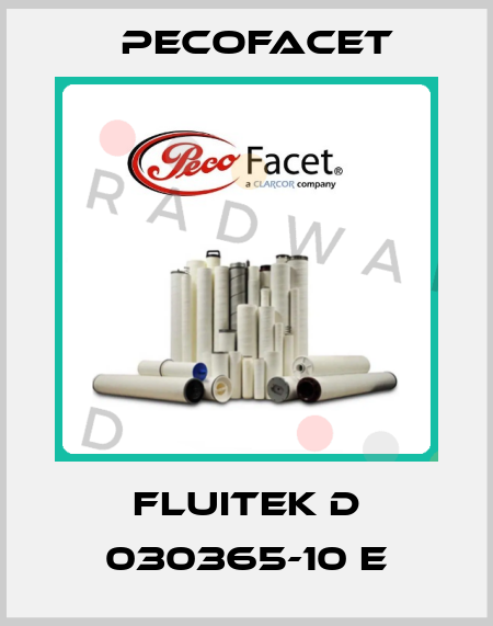 FLUITEK D 030365-10 E PECOFacet