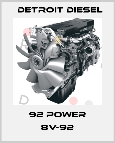 92 power 8V-92 Detroit Diesel