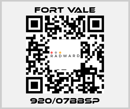 920/07BBSP Fort Vale