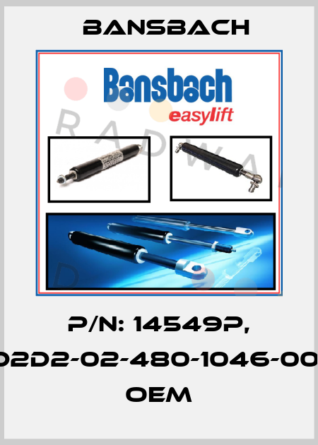 P/N: 14549P, D2D2-02-480-1046-001 OEM Bansbach