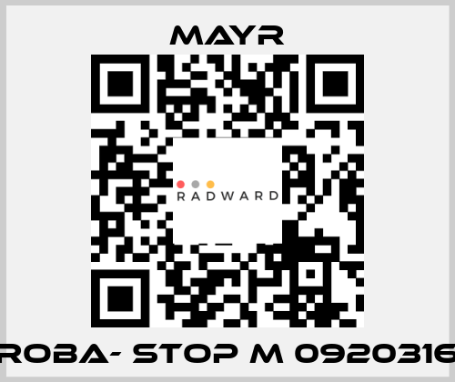 ROBA- stop M 0920316 Mayr