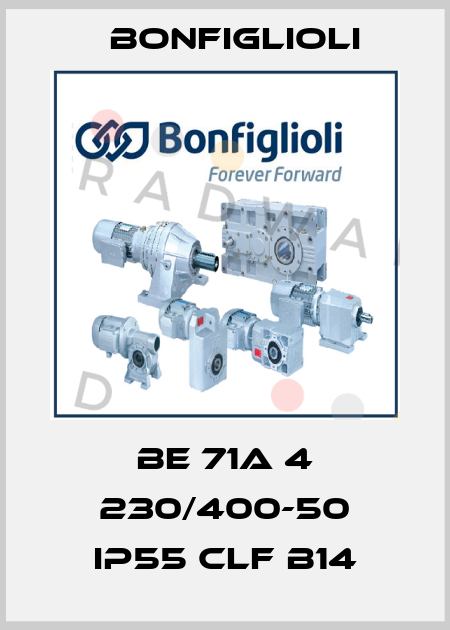 BE 71A 4 230/400-50 IP55 CLF B14 Bonfiglioli