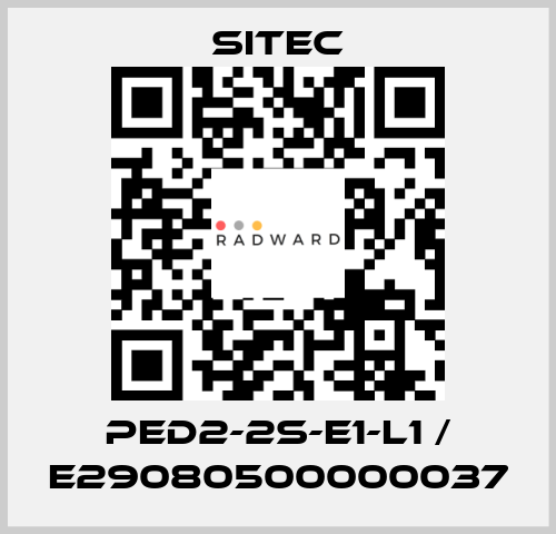 PED2-2S-E1-L1 / E29080500000037 SITEC