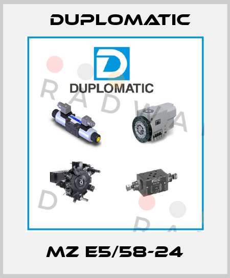 MZ E5/58-24 Duplomatic