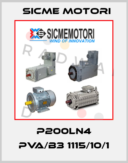 P200LN4 PVA/B3 1115/10/1 Sicme Motori