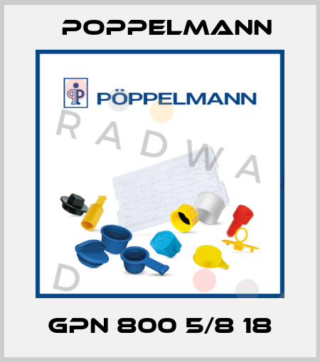 GPN 800 5/8 18 Poppelmann