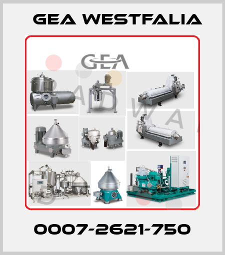 0007-2621-750 Gea Westfalia