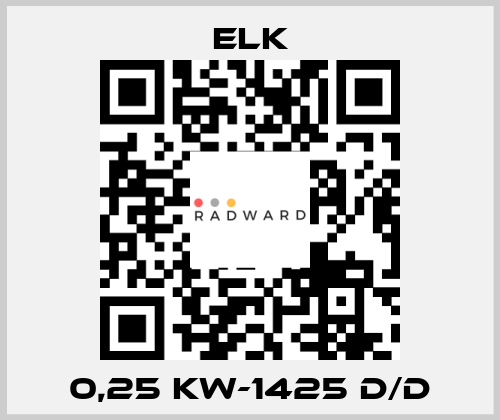 0,25 KW-1425 D/D ELK