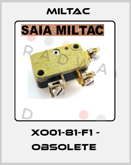 XO01-81-F1 - OBSOLETE  Miltac